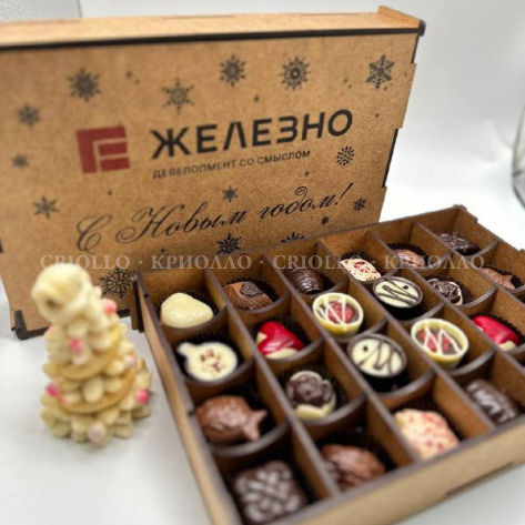 МДФ с печатью на 24 конфеты